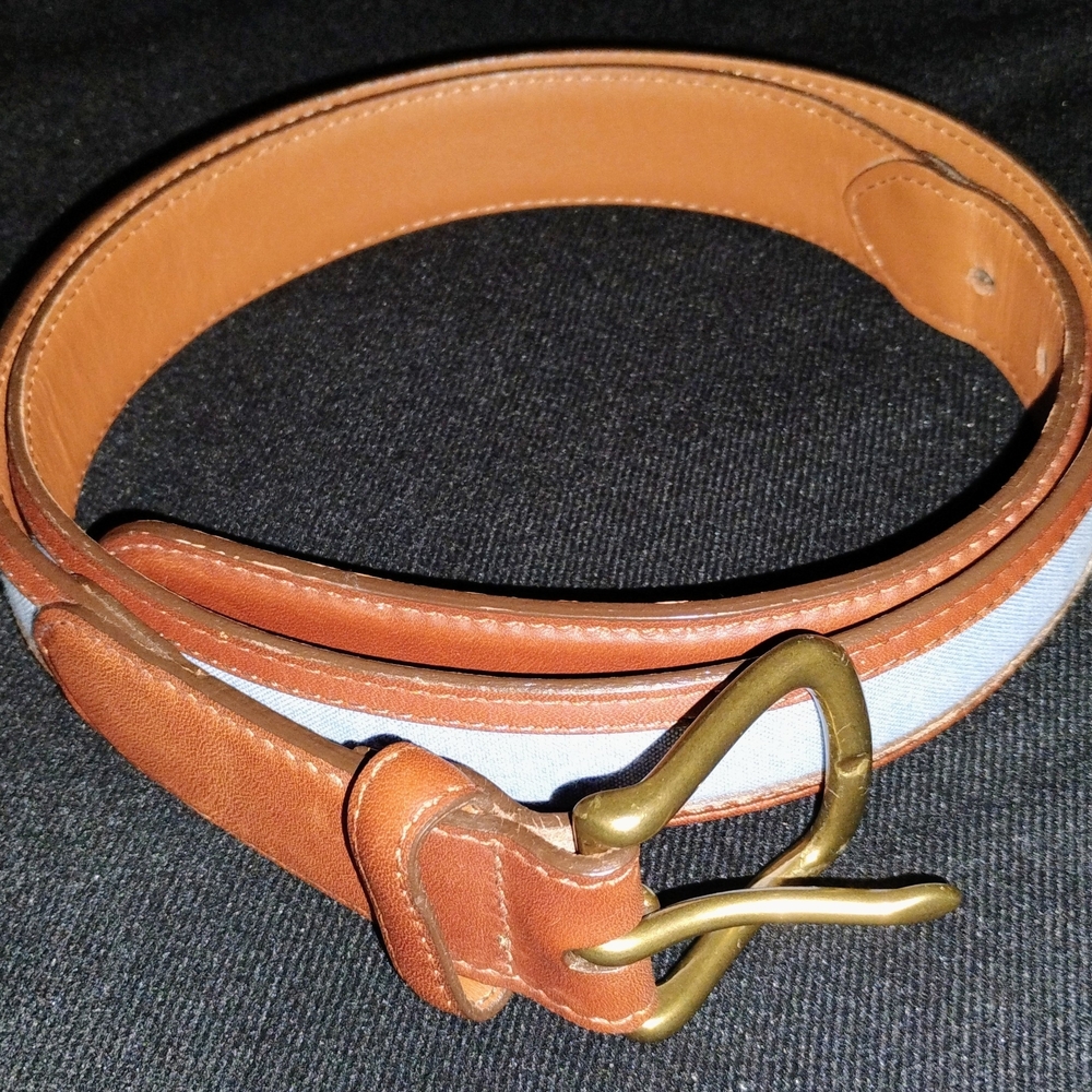 L.L. Bean Brown and Blue Women's Belt